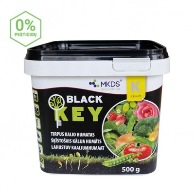 Tirpus kalio humatas BLACK KEY, 500 g